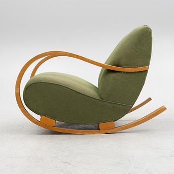 A Swedish Modern rocking chair, 1940s.