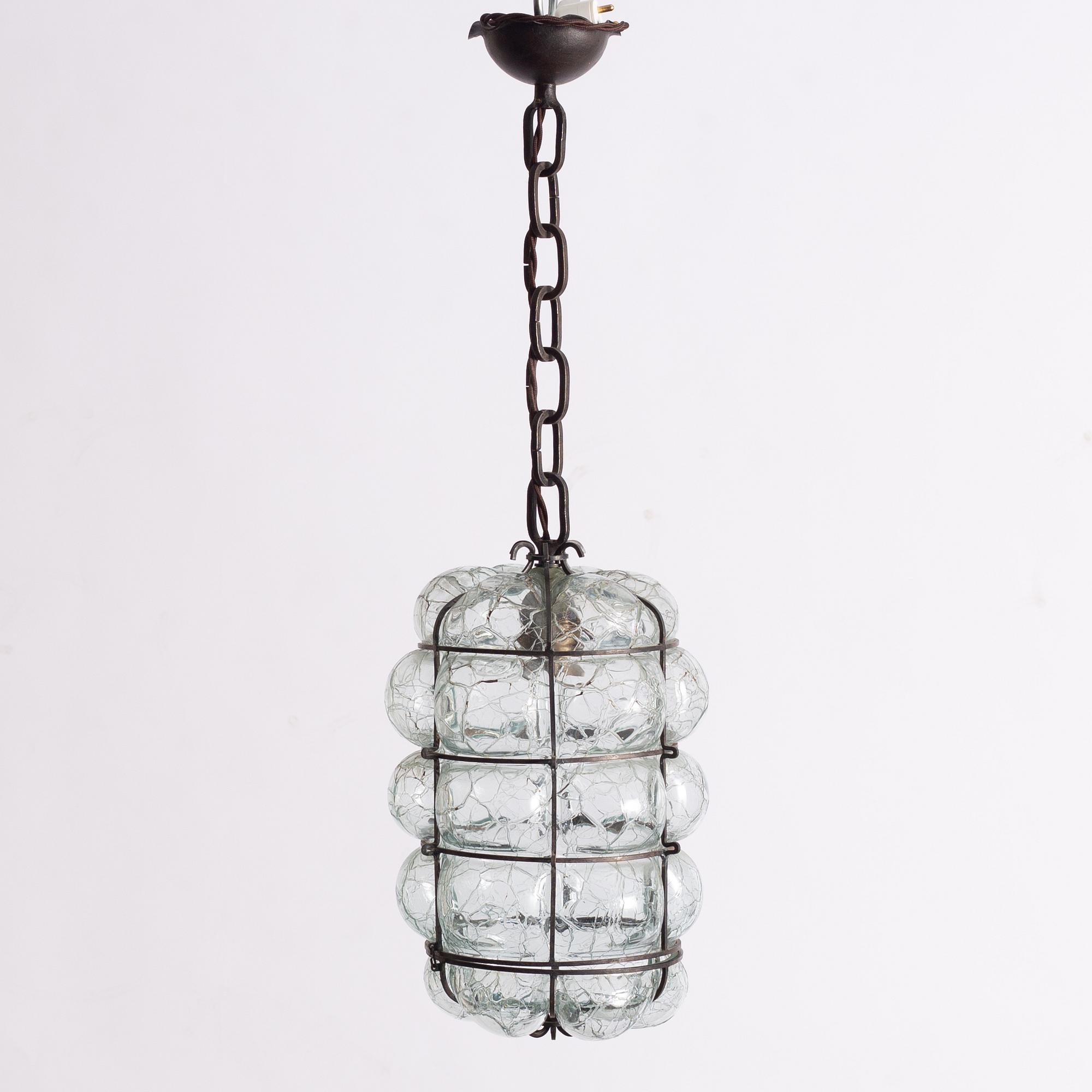 Harald Notini, a ceiling lamp model "10892", Arvid Böhlmarks Lampfabrik, Stockholm, 1930s.