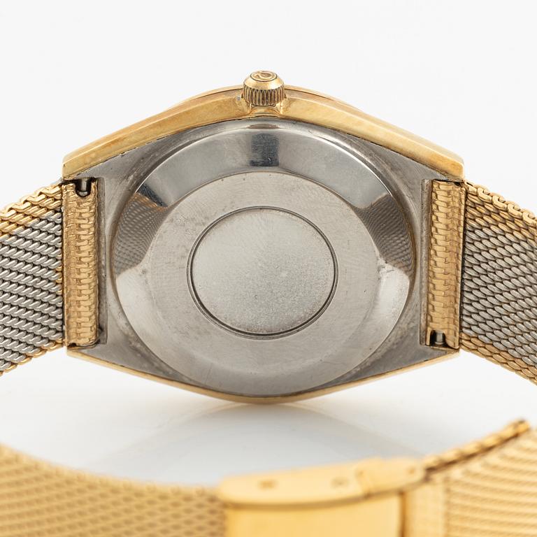 Omega, Constellation, "Tuxedo Pie-Pan Dial", armbandsur, 34 mm.