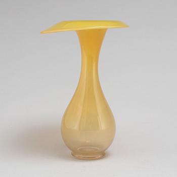 INGEBORG LUNDIN, a glass vase, Orrefors, signed.