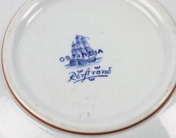 MAT- KAFFE- OCH TESERVIS, 67 delar, flintporslin, "Ostindia", Rörstrand, 1900-talets mitt.