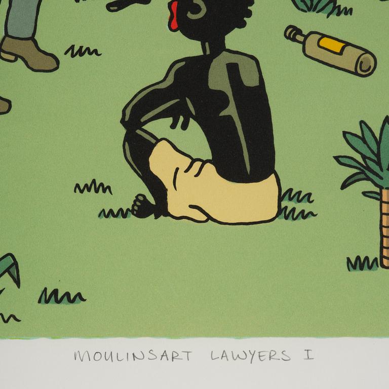 Anton Kannemeyer, "Moulinsart Lawyers I".