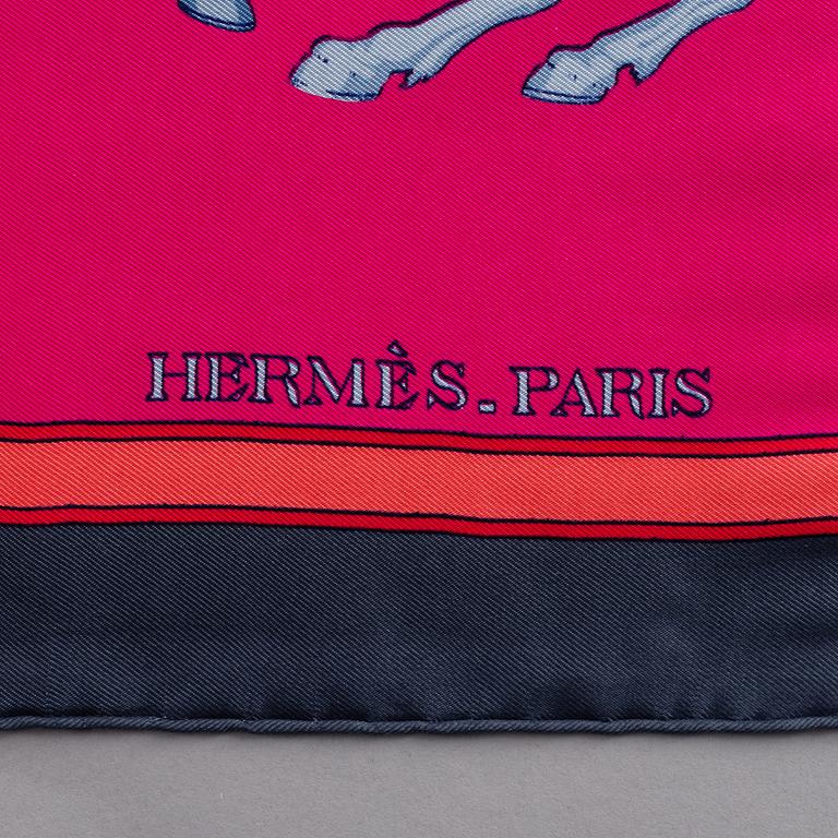 HERMÈS, scarf, 'Carrousel'.