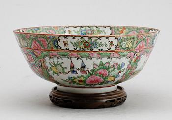 SKÅL, porslin, Kina, Kanton, tidigt 1900-tal.