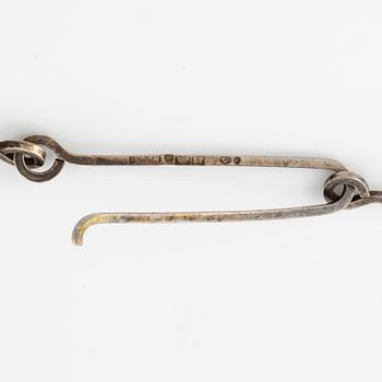 Björn Weckström, collier "Space Barbarella", sterlingsilver, Finland 1971, för Lapponia.