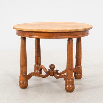 An early 1900s oak table.
