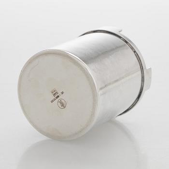 Bertel Gardberg, a stone-lidded silver jar, Kultateollisuus, Turku 1966.