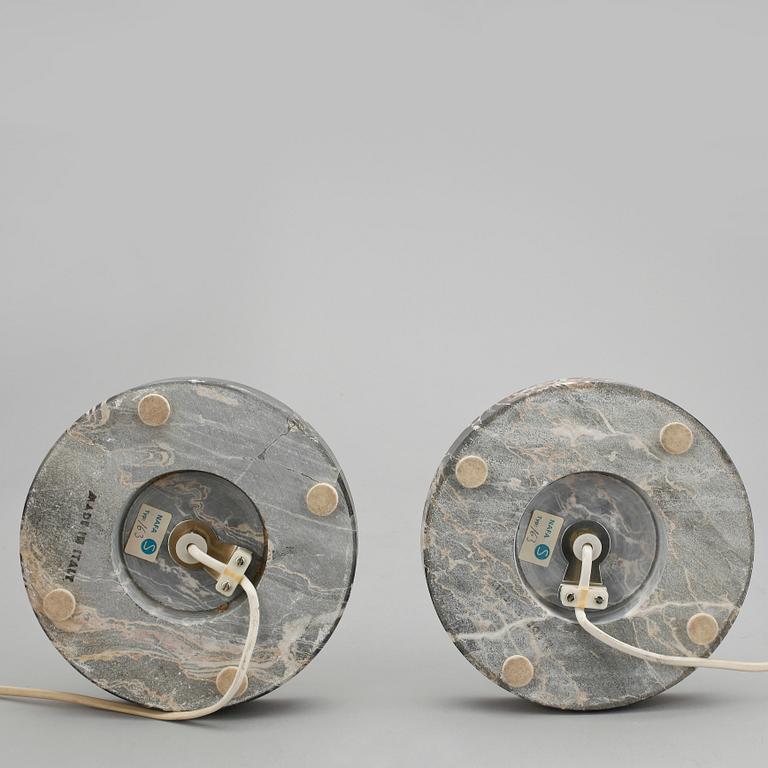 BORDSLAMPOR, ett par, NAFA , 1960-tal.