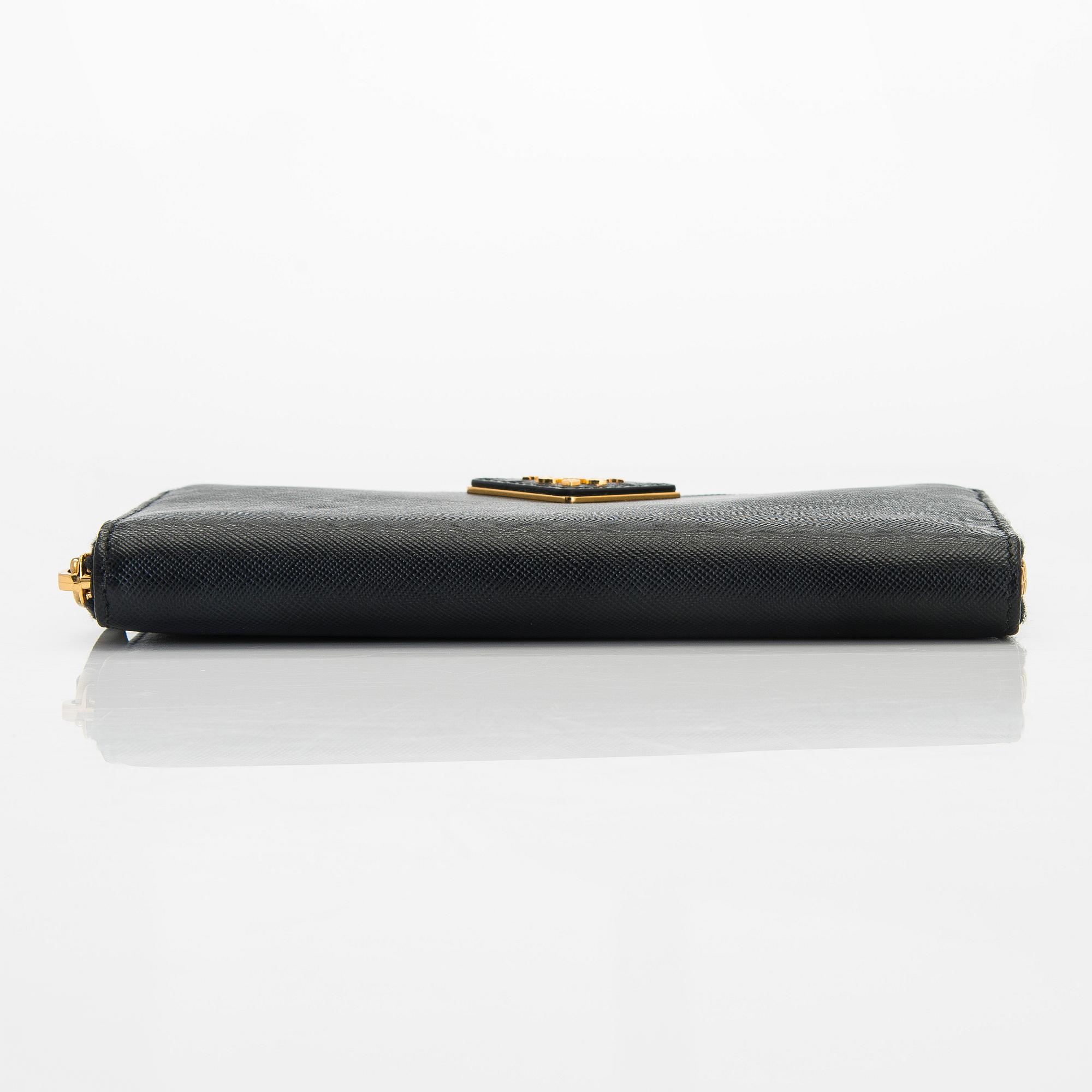 Prada, a wallet.