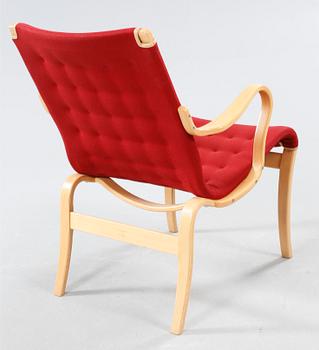 A "Mina" armchair by Bruno Mathsson, Mathsson International, 1995.