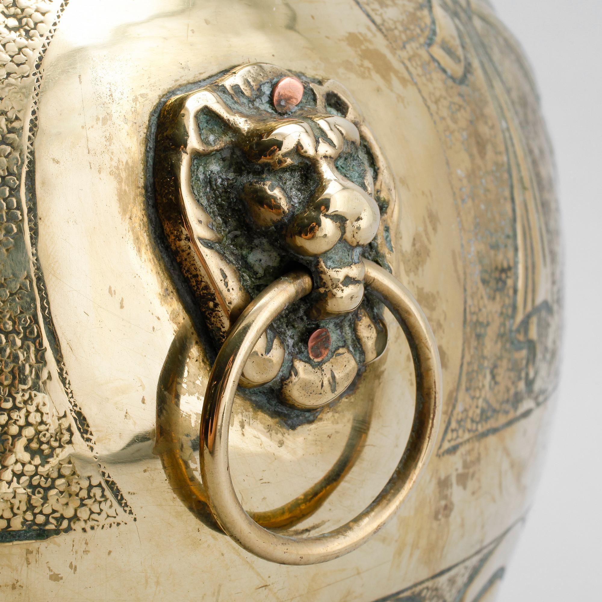 KRUKA, mässing, 1800-tal.