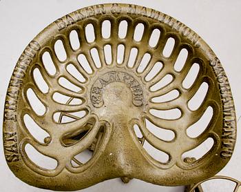 BARSTOLAR, 4 st, gjutjärn, 1900-tal.