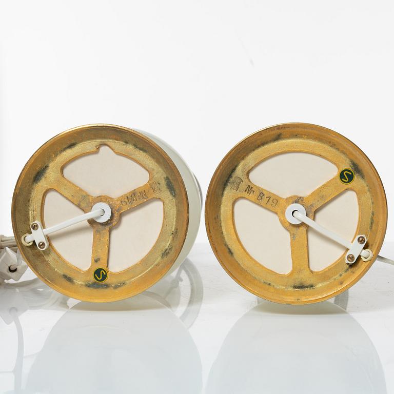 A pair of table lamps, Murano, Italy, second half of the 20th Century.