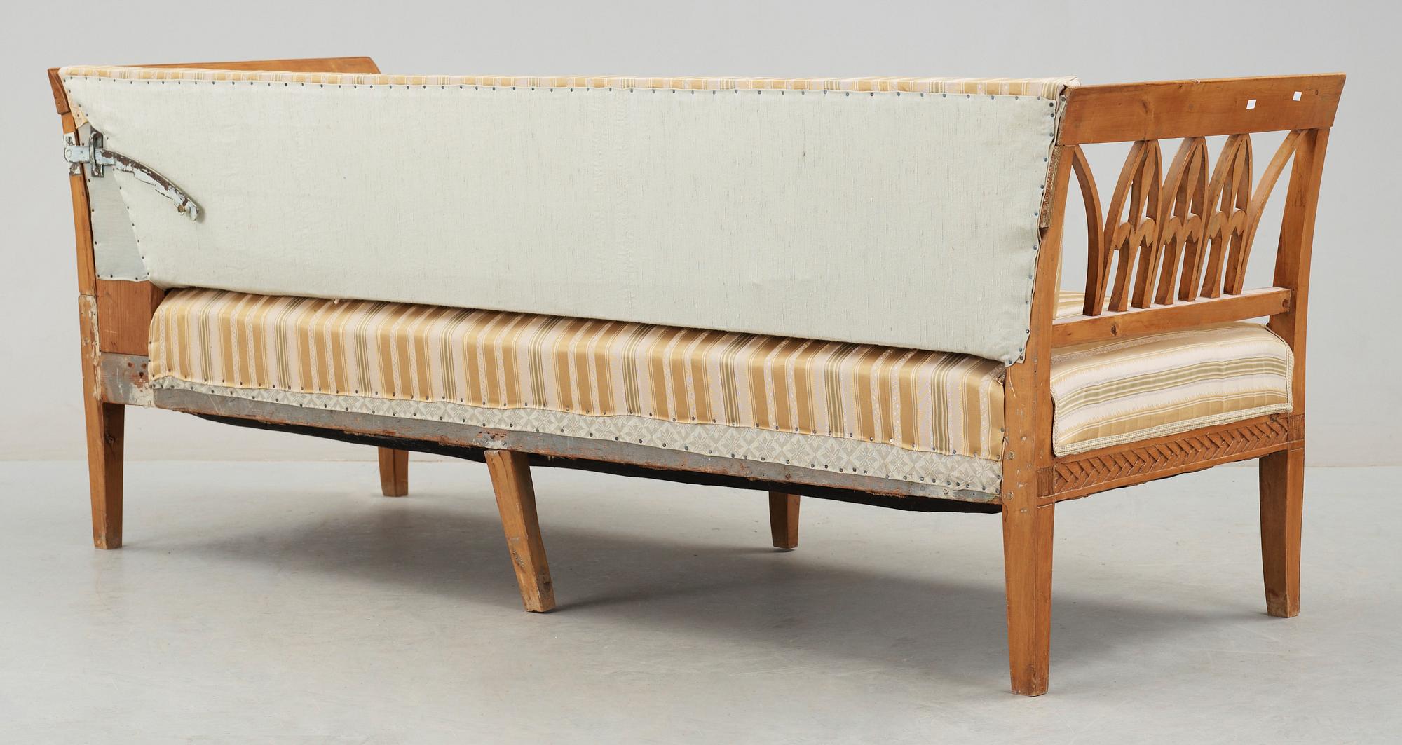 SOFFA, senempire/nygotik, 1800-tal.