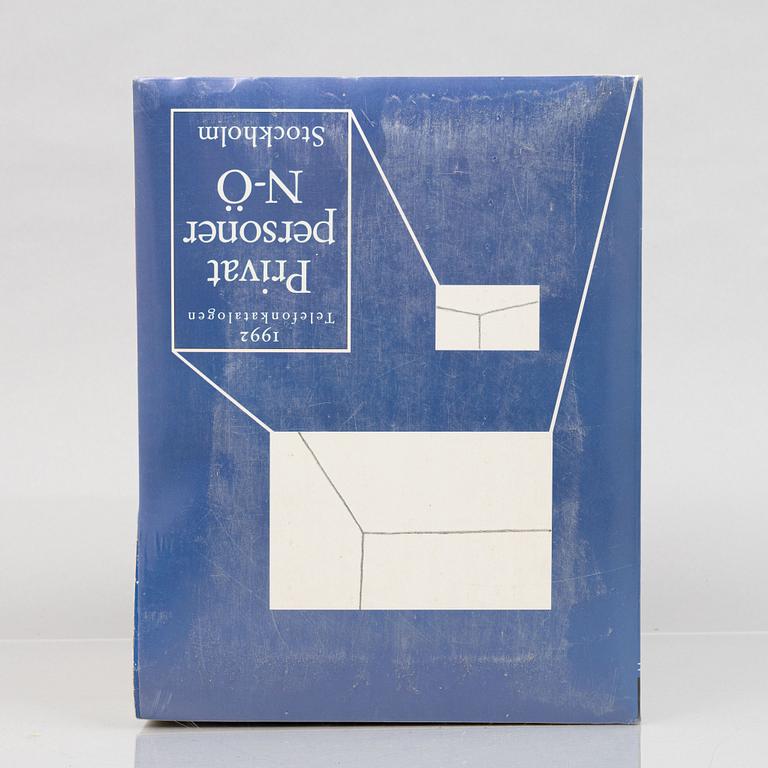 Dan Wolgers, telefonkatalog, 1992.