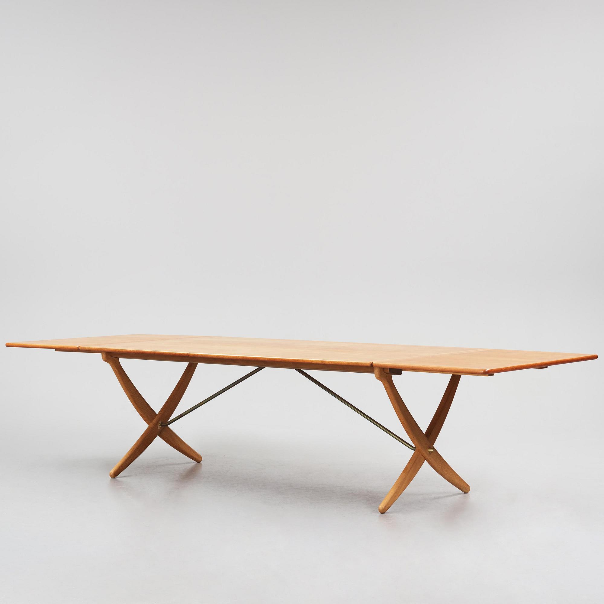 Hans J. Wegner, matbord med klaffar, "AT-314", Andreas Tuck, Danmark, 1950-60-tal.