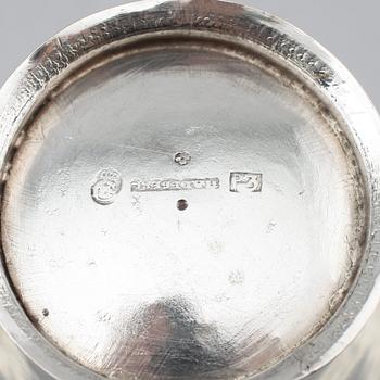 BÄGARE, silver, Andreas Hallberg, Kristianstad 1821. Vikt ca 96 g.