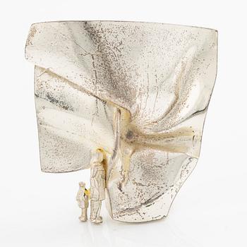 Björn Weckström, ring "Object from Vorga", sterling silver, Finland 1970. For Lapponia.