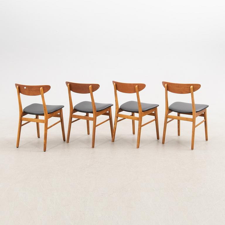 Chairs, 4 pcs, Farstrup, Denmark 1960s.