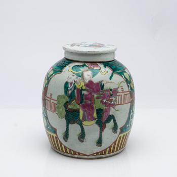 Parti Porslin, 3 delar, Kina, 18/1900-tal.
