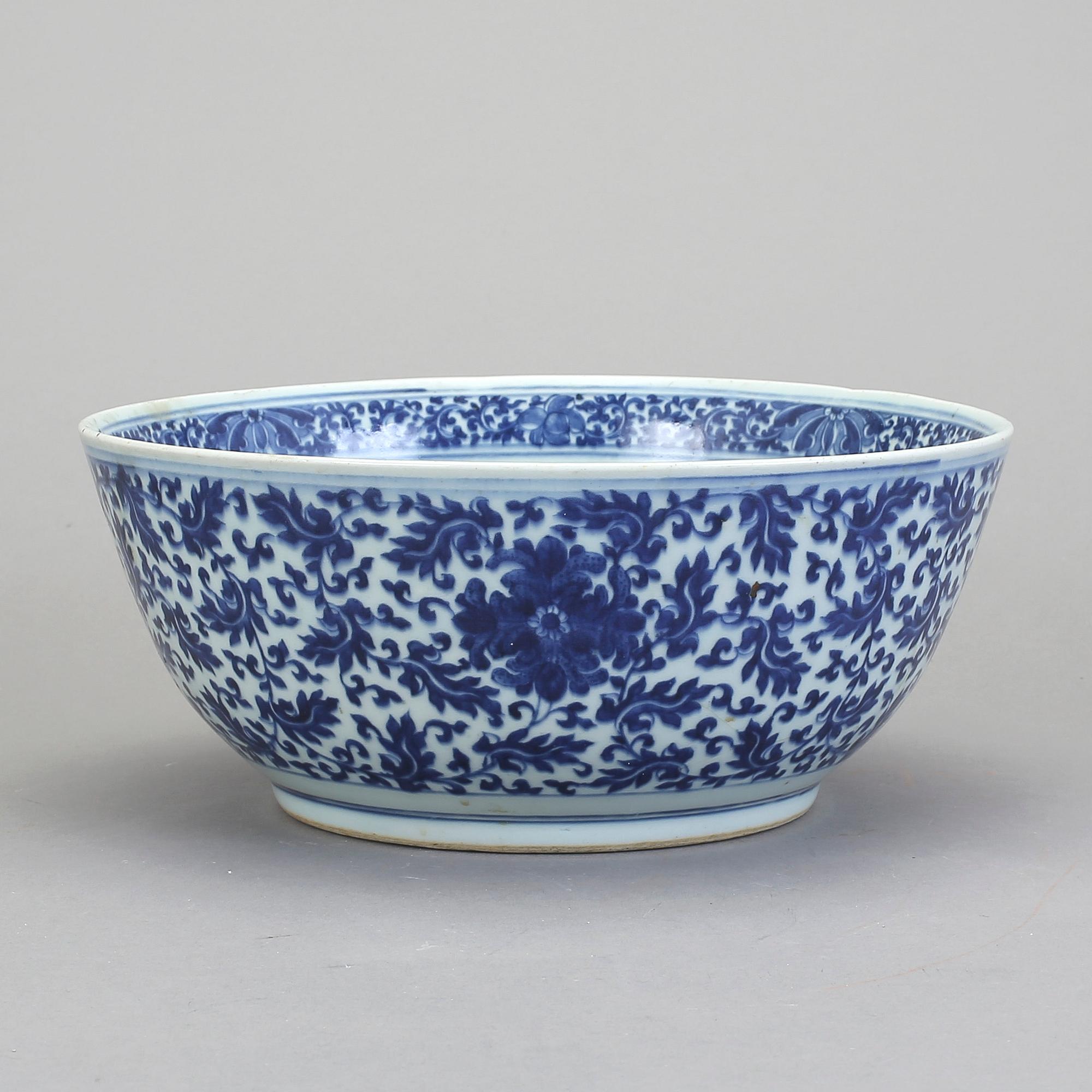 SKÅL, porslin, Kina, 1800-tal.