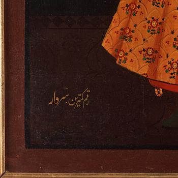 Mihr 'Ali Hans efterföljd, "Fath-Ali Shah Qajar" (1772-1834).