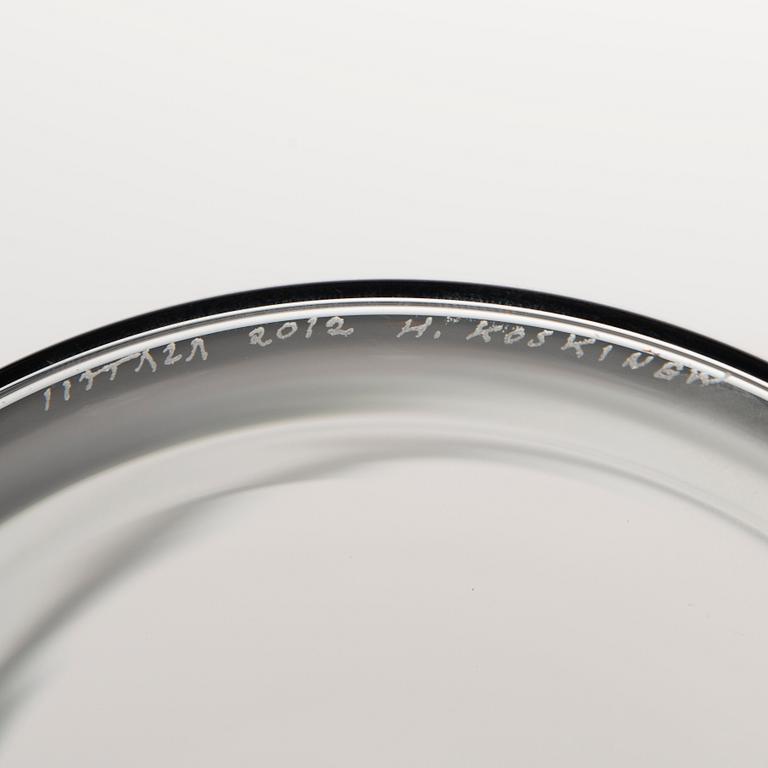 HARRI KOSKINEN, konstglas, signerad Iittala 2012 H. Koskinen.