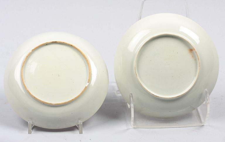 PARTI PORSLIN, 4 delar, 1700-1800-tal.