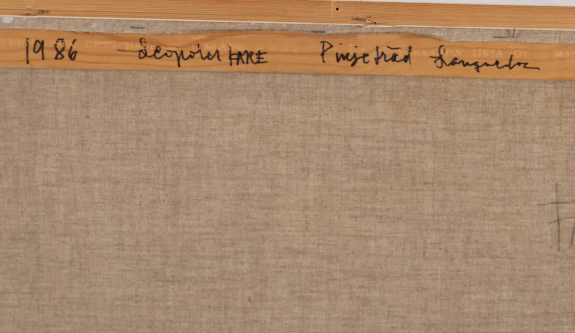 Leopold Fare, "Pinjeträd, Lanzarote".