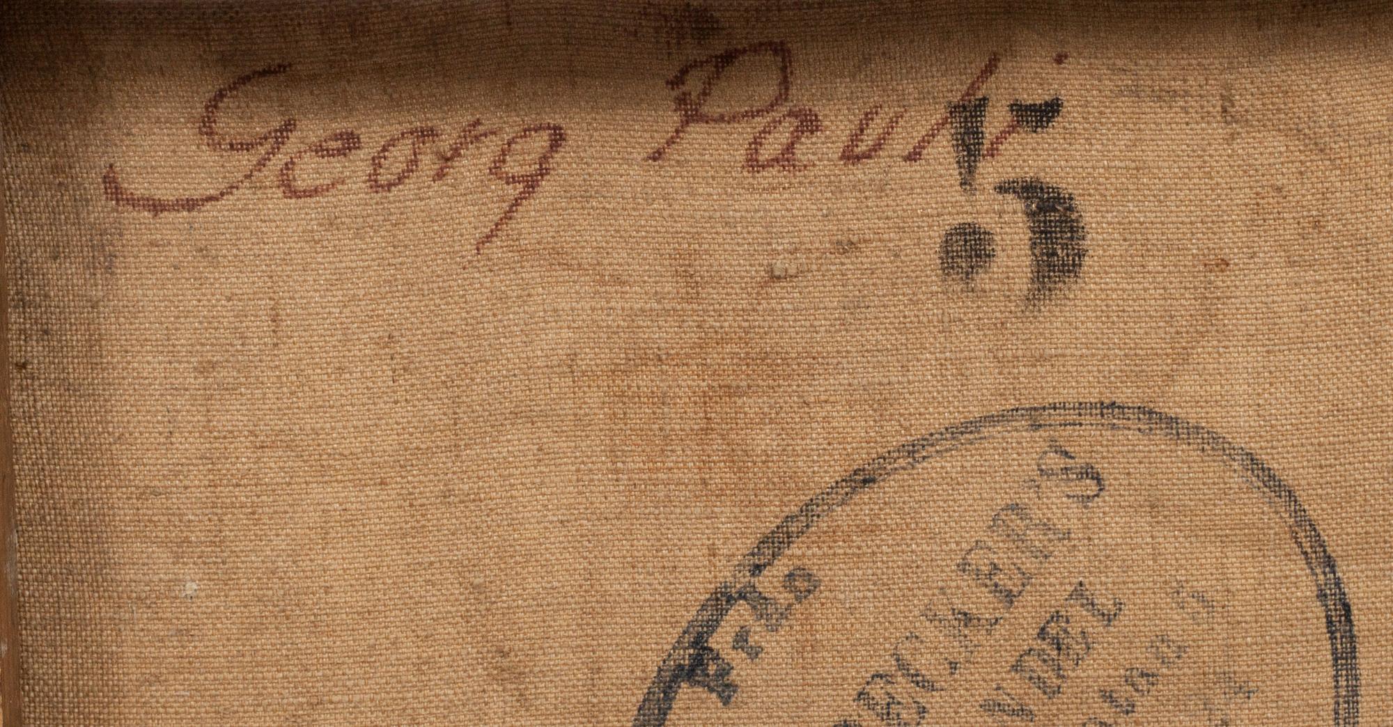 GEORG PAULI, olja på duk. Signerad a tergo.