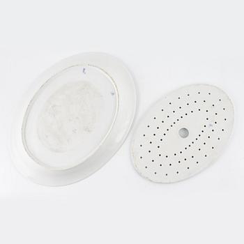 Royal Copenhagen, fish platter, porcelain, "Musselmalet".