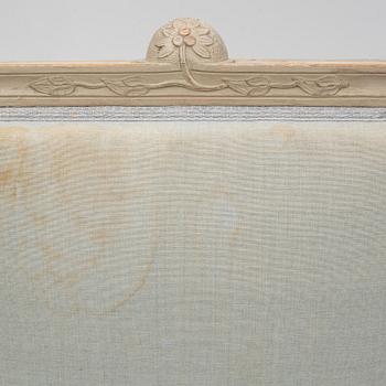 Armchairs, a pair, Gustavian style, 19th century.