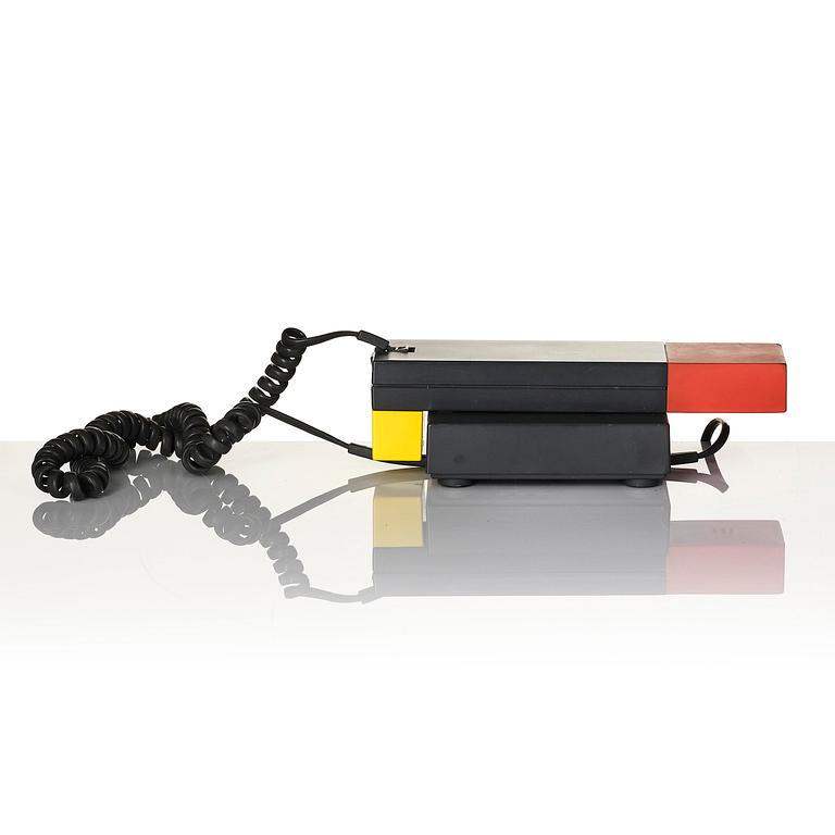 Ettore Sottsass, & David Kelley, telefon, "Enorme", Enorme Corporation, Italien, efter 1986.