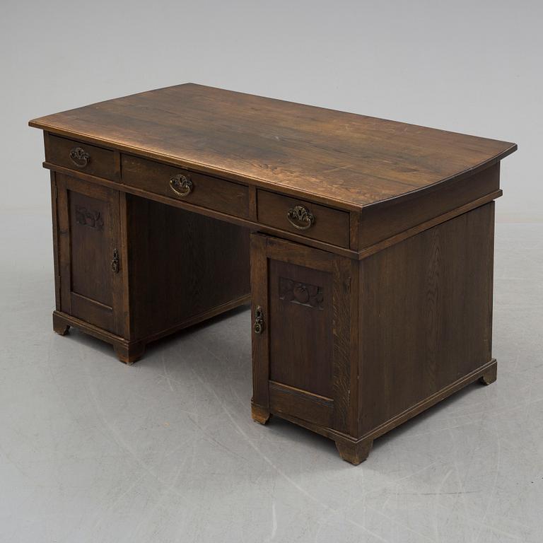 An early 20th century writing desk.