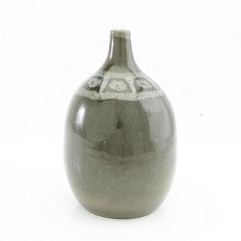 Åke Holm, vase signed glazed stoneware.