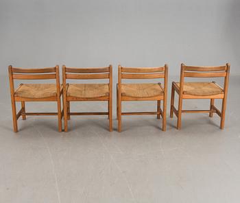 STOLAR, 4 st, ur serien Asserbo, Börge Mogensen, Karl Andersson & Söner, 1900-talets andra hälft.