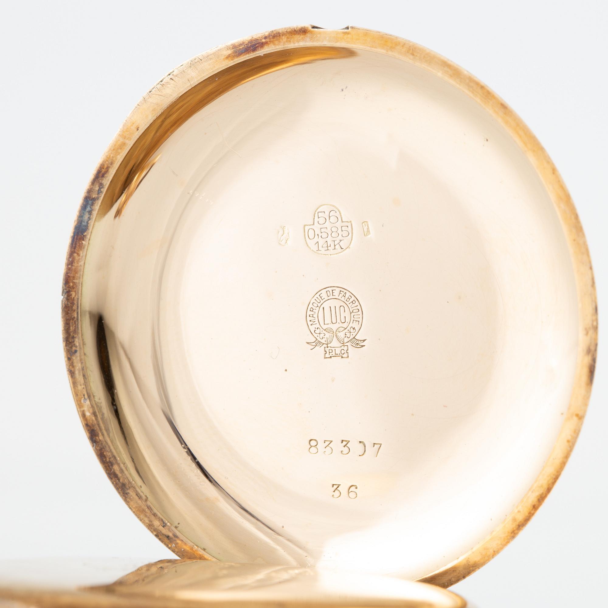 L.U.C, "Chopard", fickur, savonett, 52 mm.