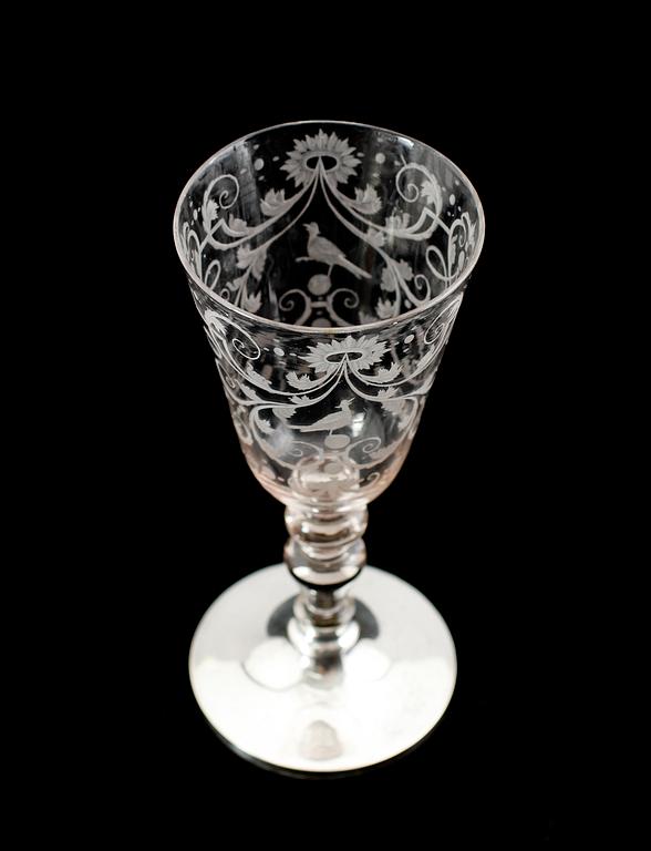 POKALGLAS, omkring 1800.