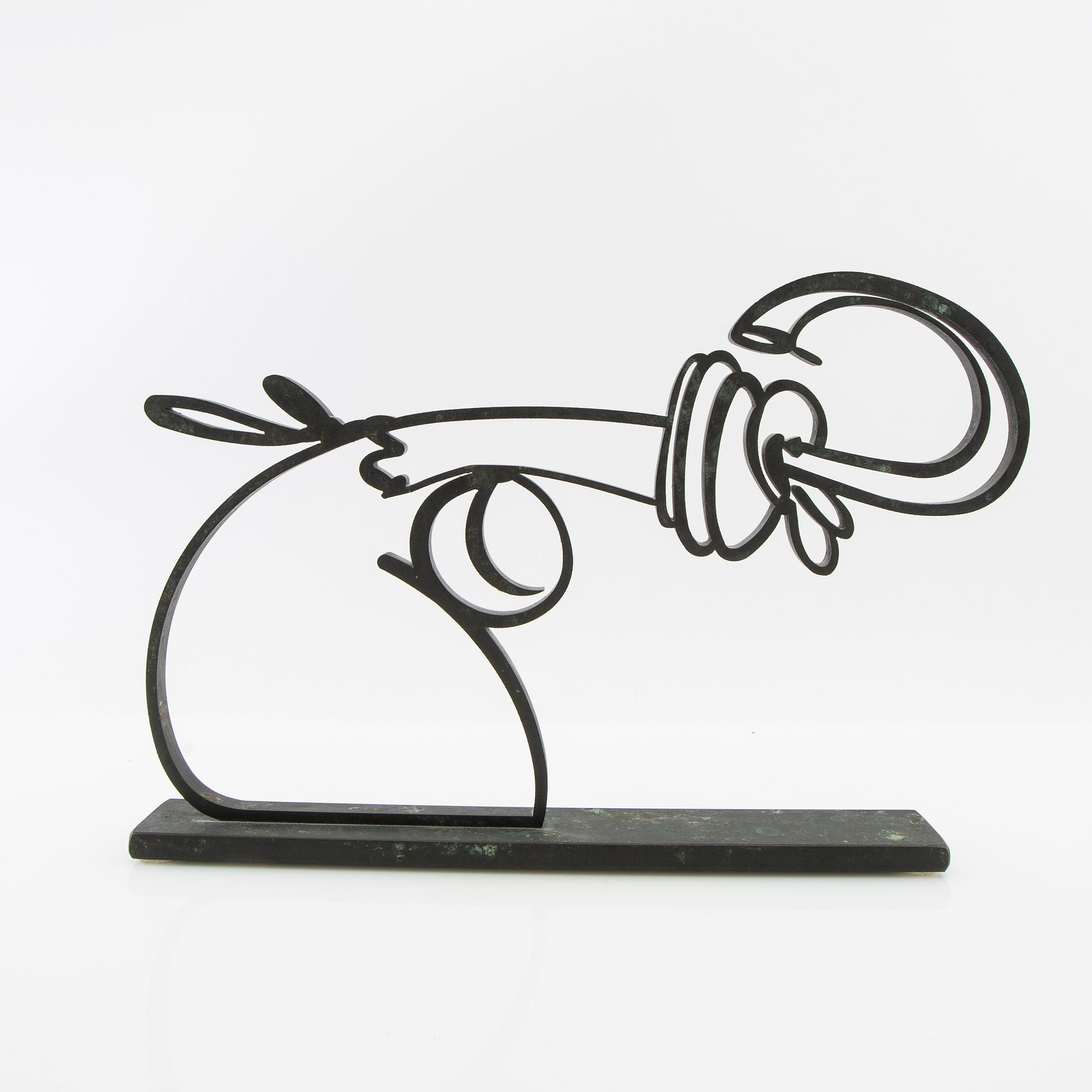 Carl Fredrik Reuterswärd, Sculpture "Non violence".