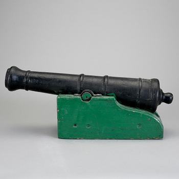 SALUTKANON, gjutjärn, 1800-tal.
