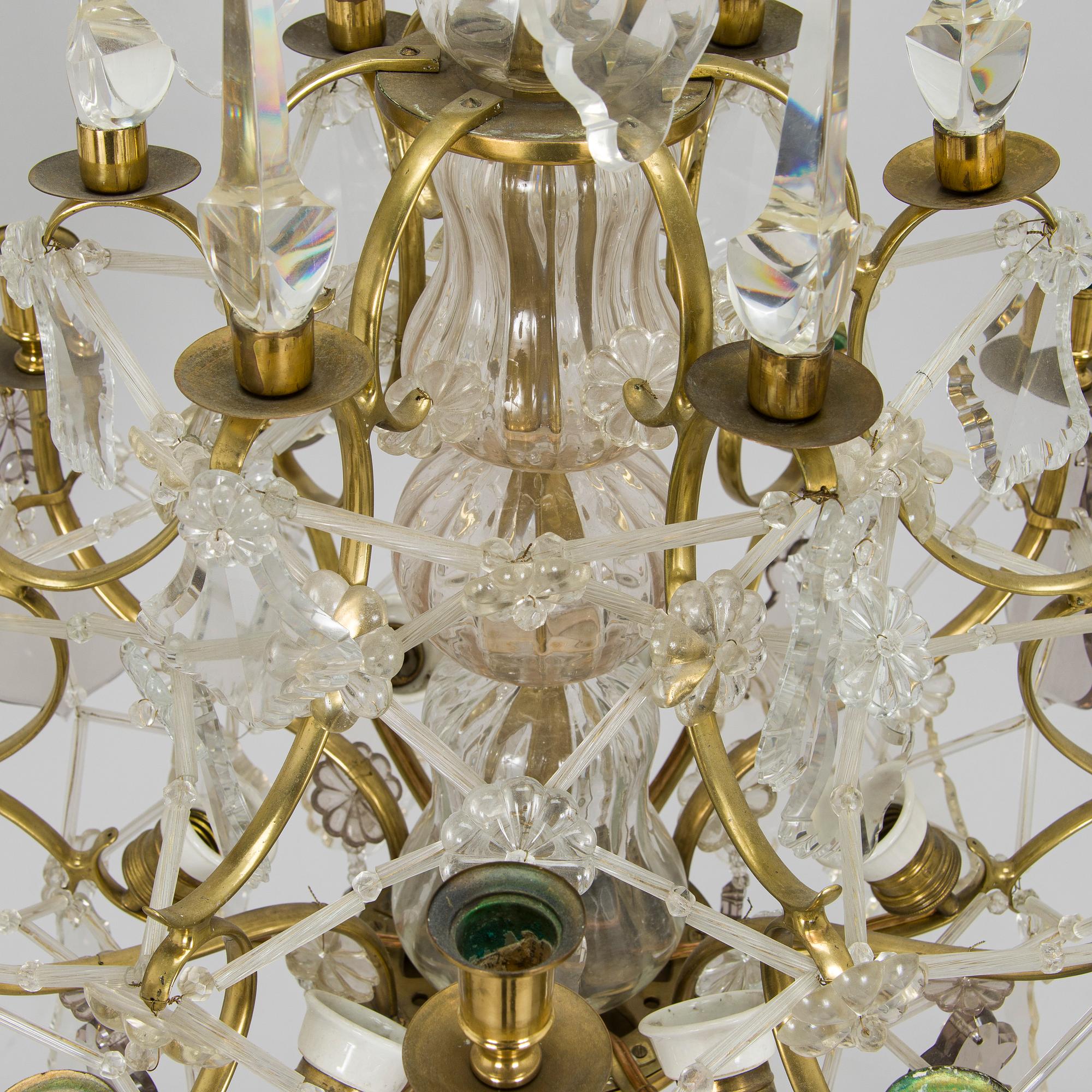 Takkrona, 1900-talets mitt.