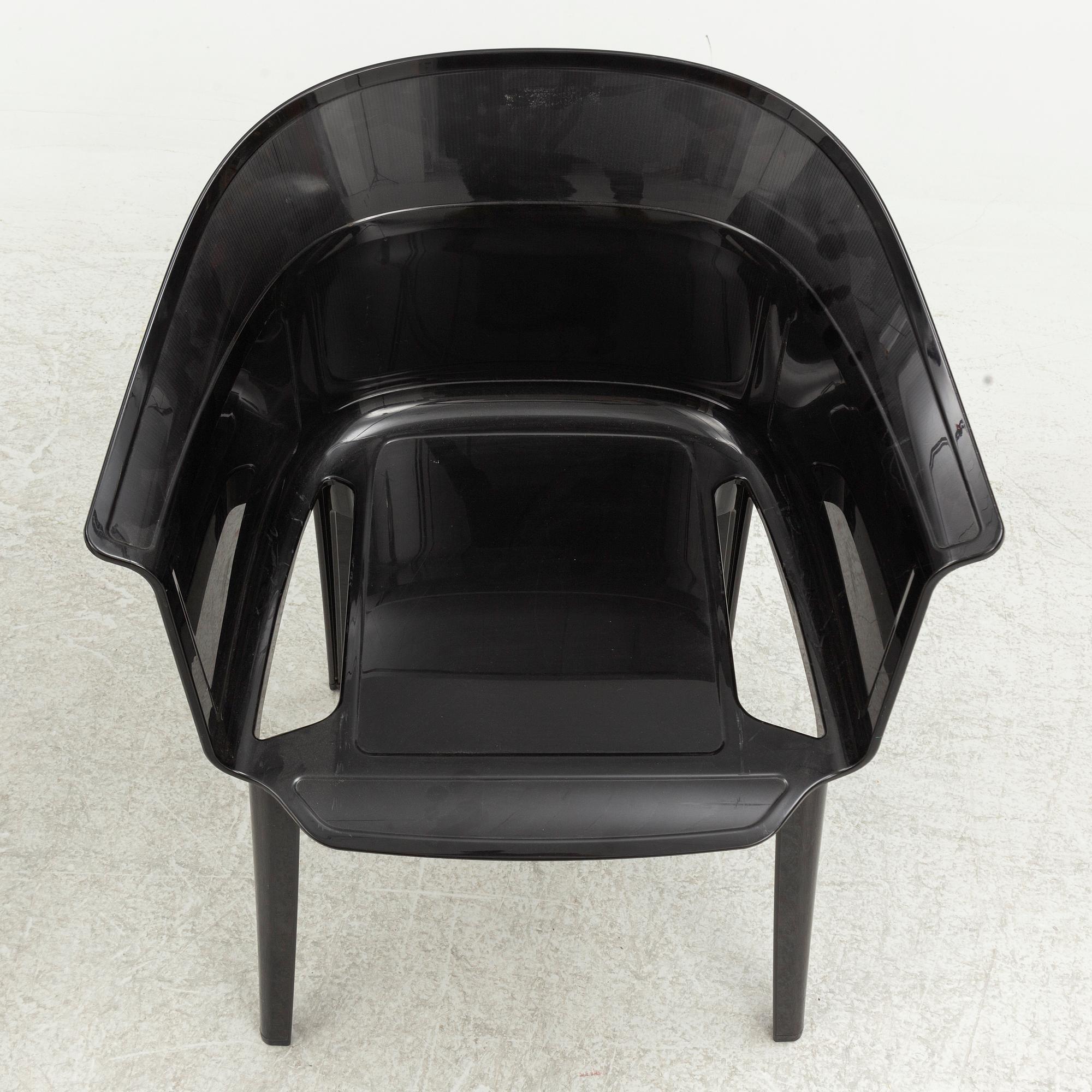 Ronan & Erwan Bouroullec, a set of eleven 'Papyrus' chairs, Kartell, Italy.