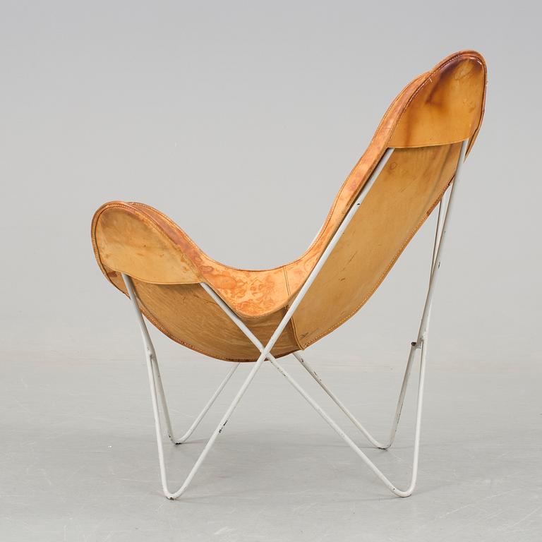 FÅTÖLJ, s.k. "Butterfly-chair", 1970-talets början.