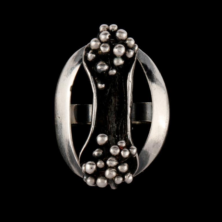 RING, sterlingsilver, E. Granit & Co, Helsingfors, Finland. Vikt 8 g.