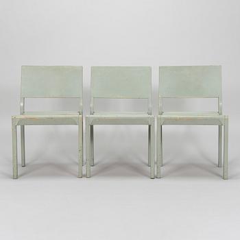 Alvar Aalto, A set of three 'model 611' chairs for O.Y. Huonekalu- ja Rakennustyötehdas A.B. 1940s.