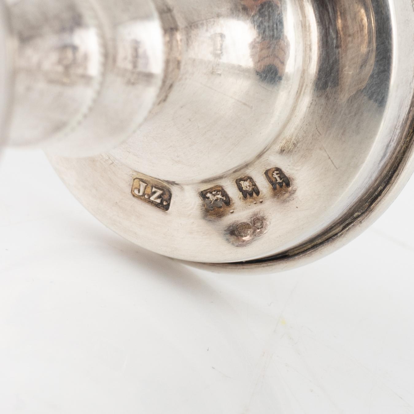 Supkalkar, 12 st, silver, Österrike och England, 1800-1900-tal.