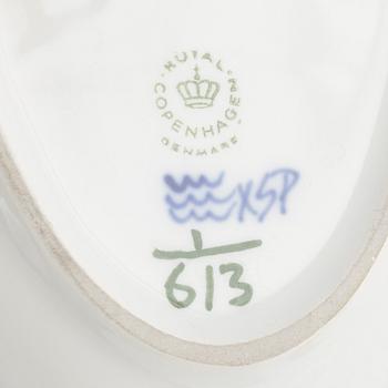 Kaffeservis, porslin, 11 delar, "Musselmalet", halvblonde, Royal Copenhagen, Danmark.