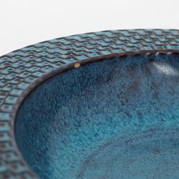 Stig Lindberg, a stoneware bowl, Gustavsberg Studio, Sweden 1965.