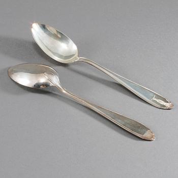 SKEDAR, 12 st, "Vasa", silver, GAB, Stockholm, 1930-tal, vikt 806 g.