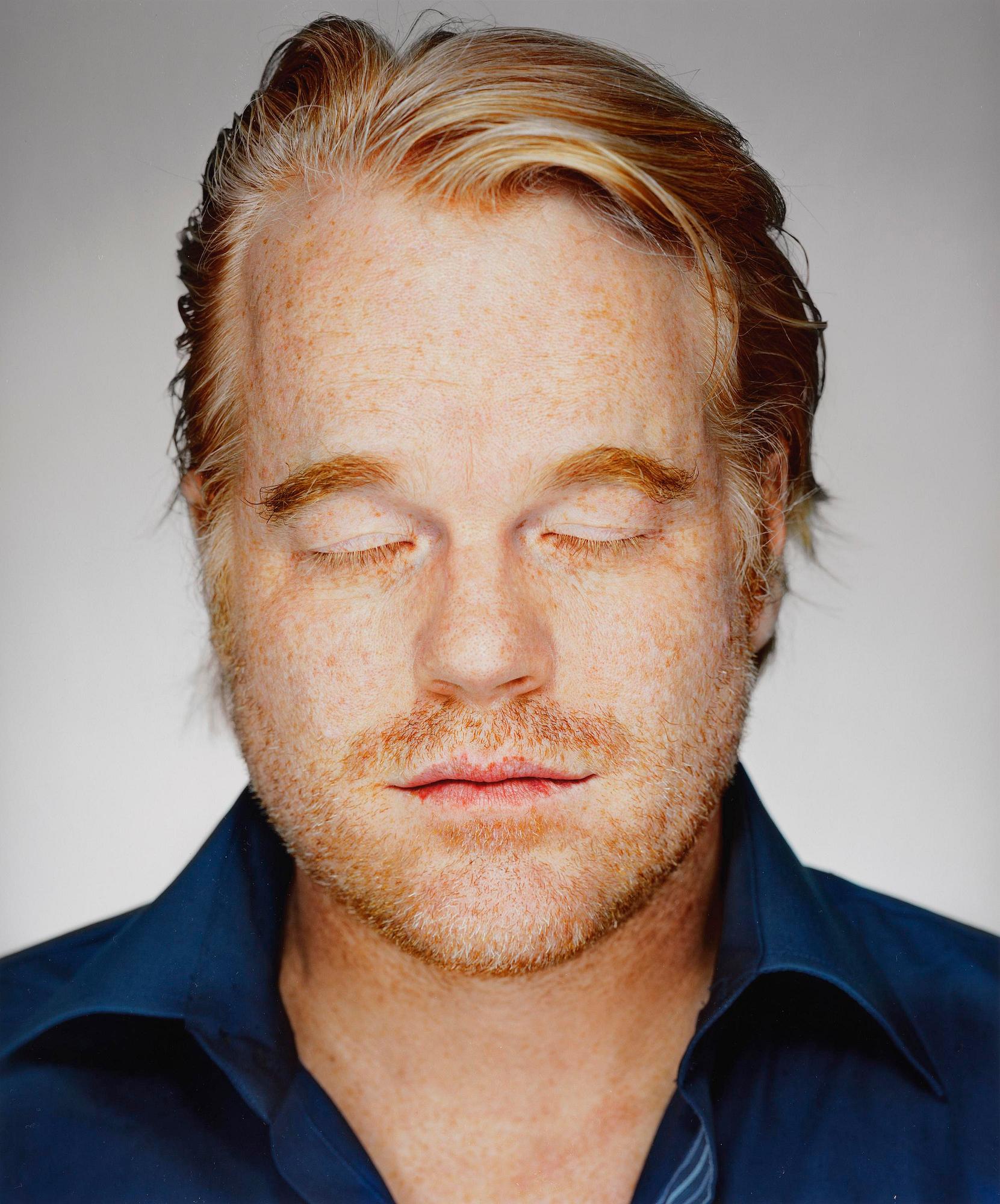 Martin Schoeller, "Philip Seymour Hoffman, New York, 2003".